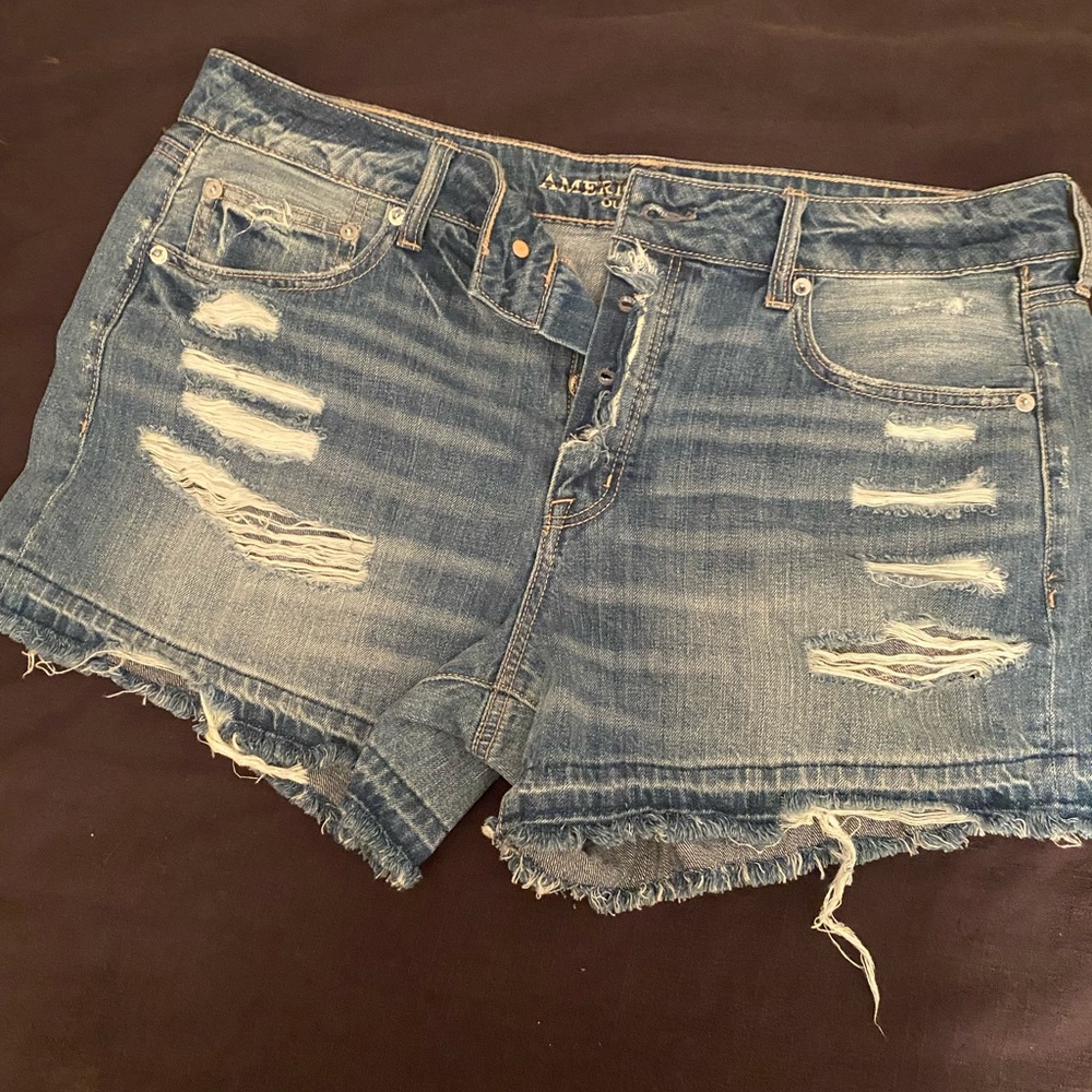 Denim shorts size 14